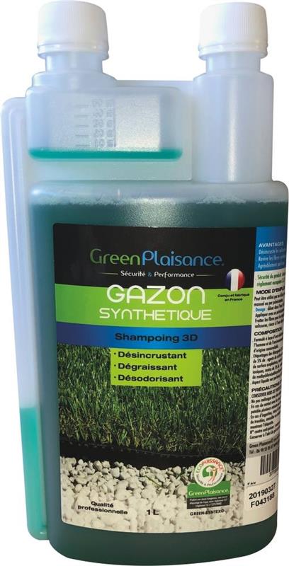 Shampoing concentré pour gazon synthétique - Bidon de 1L avec bouchon doseur - Green Plaisance 09942